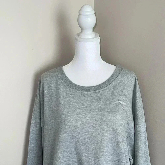 JOLIE & JOY Plus Size Destructed Sweatshirt - Picture 2 of 16